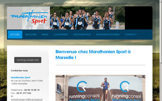 marathonien.fr website preview