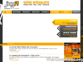 jogr.fr website preview