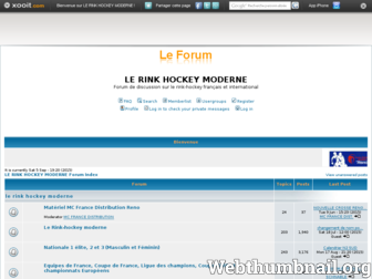 lerinkhockeymoderne.clicforum.fr website preview