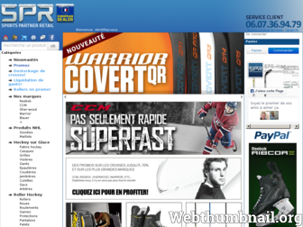 spr-hockey.com website preview