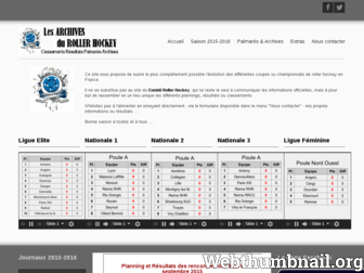 archives-rollerhockey.lux-creative.net website preview