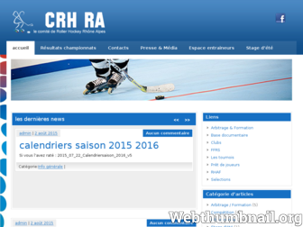 roller-hockey-rhone-alpes.fr website preview
