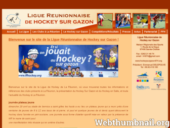 hockeysurgazon974.org website preview