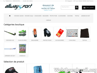 allwaysport.com website preview