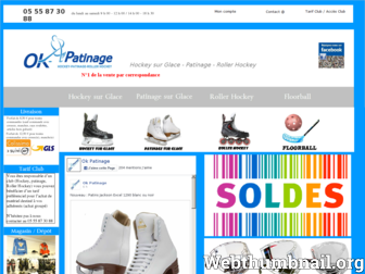 ok-patinage.com website preview