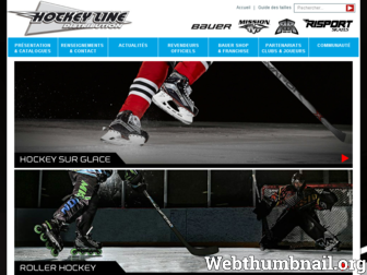 bauer-hockey.fr website preview