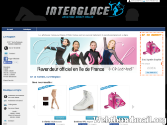 interglace.fr website preview
