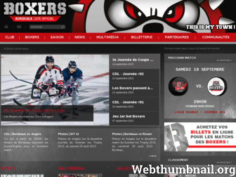 hockey-boxers-de-bordeaux.fr website preview