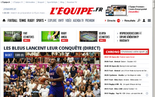 m.lequipe.fr website preview