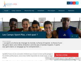 sportetfoifrance.org website preview