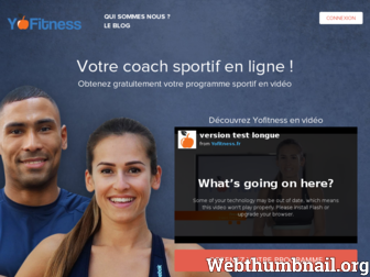 yofitness.fr website preview