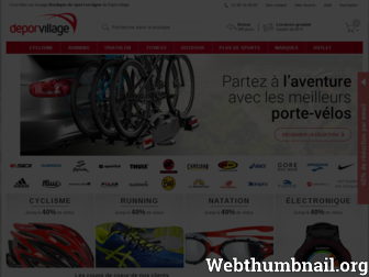 deporvillage.fr website preview