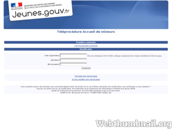 tam.extranet.jeunesse-sports.gouv.fr website preview