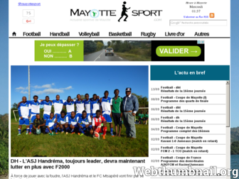 mayottesport.com website preview