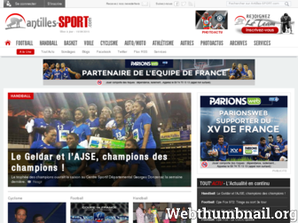 antilles-sport.com website preview