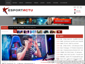 esportactu.fr website preview