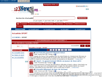 sport.123news.org website preview