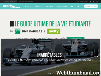 meltyxtrem.fr website preview
