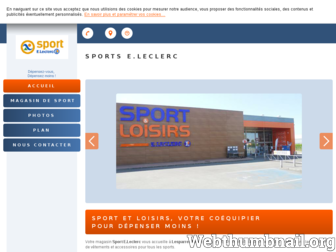 sportetloisirseleclerc.fr website preview