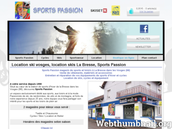 sports-passion.fr website preview
