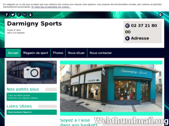 darmigny-sports.fr website preview