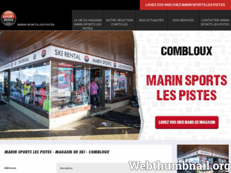 marinsports.sport2000.fr website preview