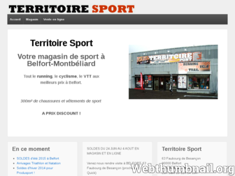 territoire-sport.fr website preview