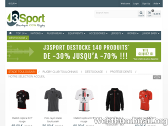 j3sport.fr website preview
