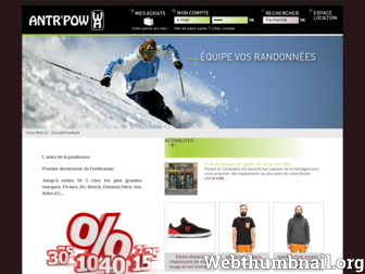 antrpow.fr website preview