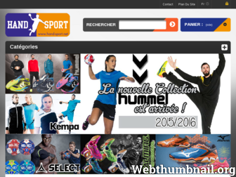 hand-sport.net website preview
