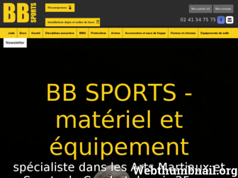 bbsports-boutique.com website preview