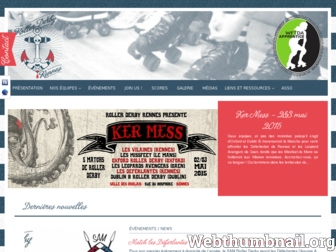 rollerderbyrennes.fr website preview