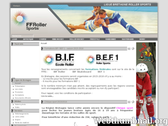 bretagne.ffroller.fr website preview