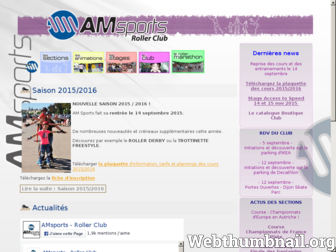 amsports.fr website preview