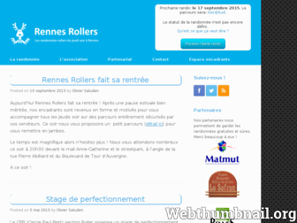 rennesrollers.fr website preview