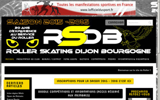 rollerskatingdijonbourgogne.fr website preview