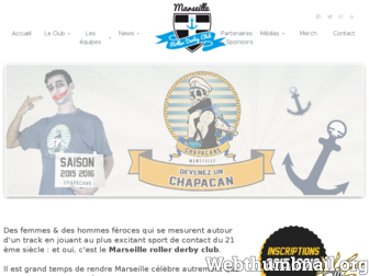 marseillerollerderby.com website preview