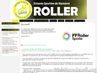 rollernanterre.fr website preview