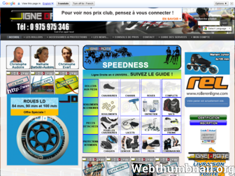 ligne-droite-roller.com website preview
