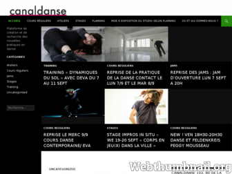canaldanse.com website preview