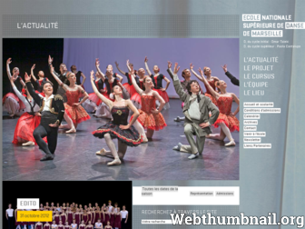 ecole-danse-marseille.com website preview