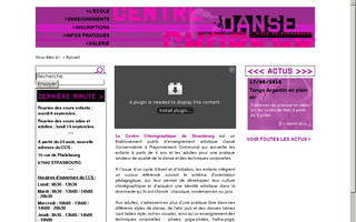 danse.strasbourg.eu website preview