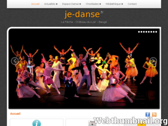 je-danse.fr website preview