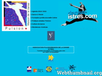 danse-istres.com website preview