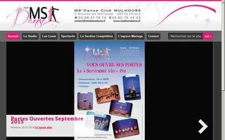 studiomsdanse.fr website preview