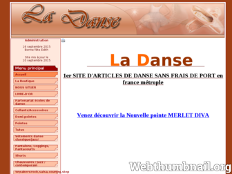bordeaux-danse.fr website preview