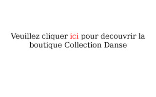 boutiquecollectiondanse.fr website preview