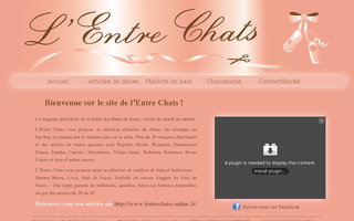 lentrechats.fr website preview