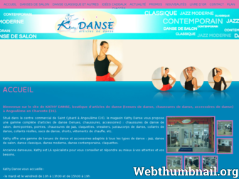 magasin-kathy-danse.com website preview