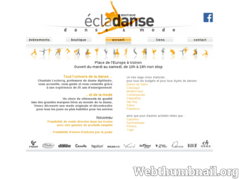 ecladanse.free.fr website preview